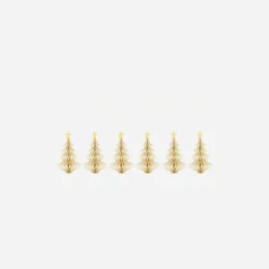 House Doctor pienet paperiset kuuset 6 kpl, ivory