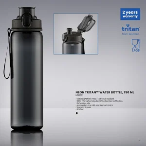 COLORISSIMO Neon Tritan™ Water Bottle, 750 ml. esim. 20kpl.
