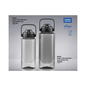 COLORISSIMO NEON CAN-TYPE TRITAN™ WATER BOTTLES, 1000 ML & 1500 ML. Esim. 20kpl.
