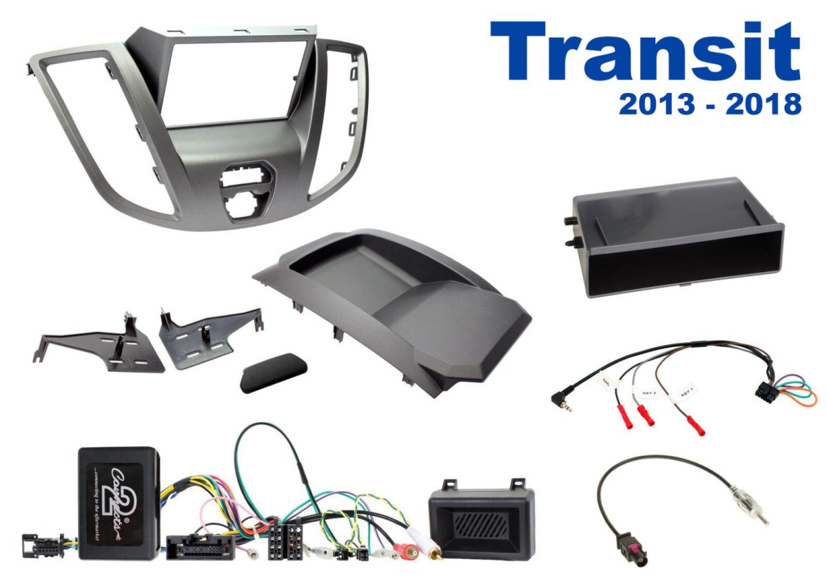 AH-KIT-FORD13 1-DIN/2-DIN asennuskitti Ford Transit MK8 2013 – 2018