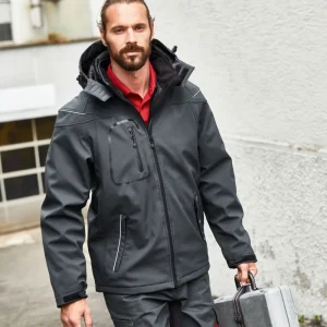 James & Nicholson Miesten talvinen softshell-takki