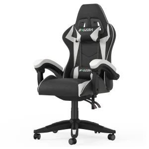 Pelituoli, Ergonominen Muotoilu, Niskatuki ja Ristiselän Tyyny, Pyörivä Kotitoimiston PU-nahkainen Tuoli
